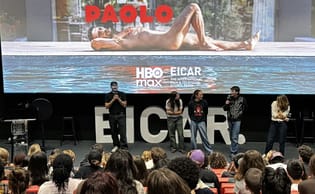 Projection de la série PAOLO à EICAR, avec l’équipe de la série et de HBO Max sur scène