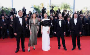 Monia Chokri entourée de Michel Benjamin, Cédric Coppola, Marine Francen & Christophe Massie