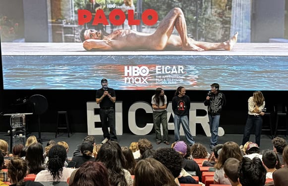 Projection de la série PAOLO à EICAR, avec l’équipe de la série et de HBO Max sur scène