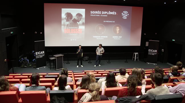 Daniel Kay (producteur) et Thibaud Avenien (réalisateur et scénariste)