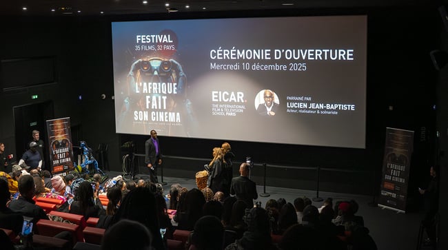 Ouverture du festival L’Afrique Fait Son Cinéma à EICAR Paris en présence de Lucien Jean-Baptiste