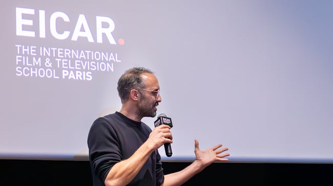 Victor Seguin, chef opérateur sur Les Enfants vont bien, parle du travail de l'image aux étudiants