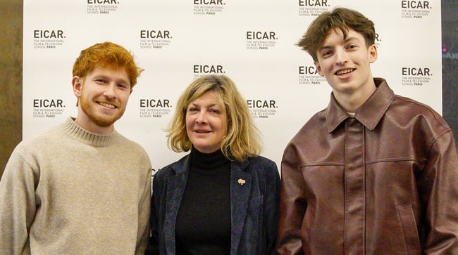 Quantin Lamande, Marie-Céline Copetas et Gautier Étevenon