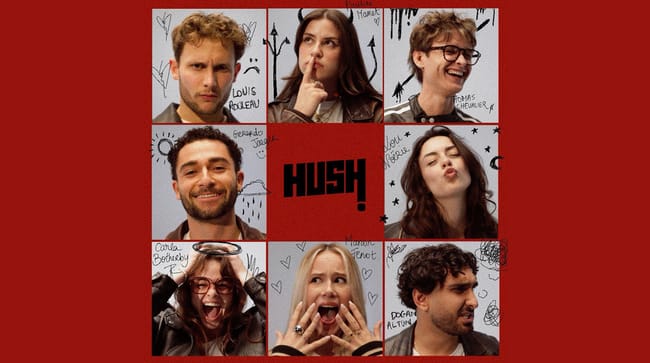 Les membres du collectif Hush
