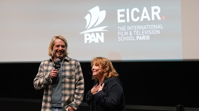 Diane Kurys, réalisatrice du film, au contact des étudiants d'EICAR
