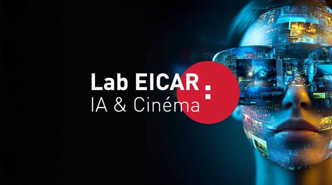 affiche présentation du Lab EICAR : IA & Cinéma
