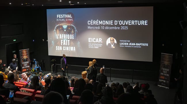 Ouverture du festival L’Afrique Fait Son Cinéma à EICAR Paris en présence de Lucien Jean-Baptiste
