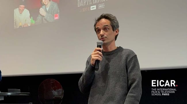 Benjamin Goumard explique le métier de régisseur aux étudiants d'EICAR Paris