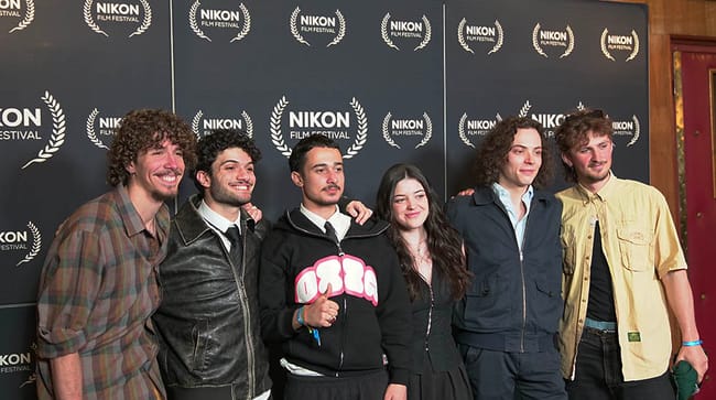 L'équipe de MA au Grand Rex pour la finale du Nikon Film Festival