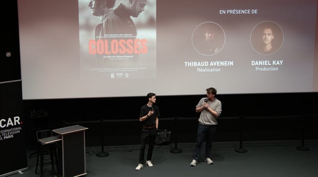 Daniel Kay (producteur) et Thibaud Avenein (réalisateur et scénariste)