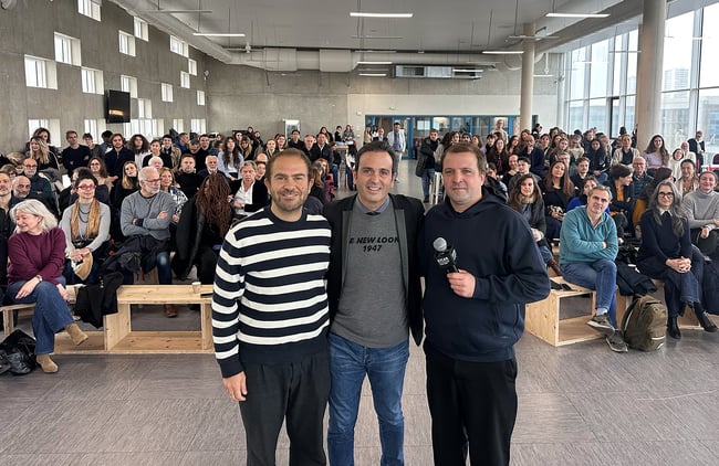 Anthony Lancret et Pierre Laugier à EICAR Paris