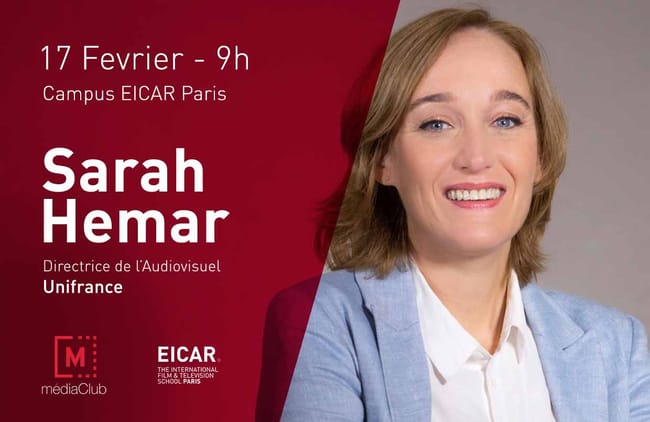 Photo annonce du Petit-déjeuner Personnalité du médiaClub avec Sarah Hemar à EICAR